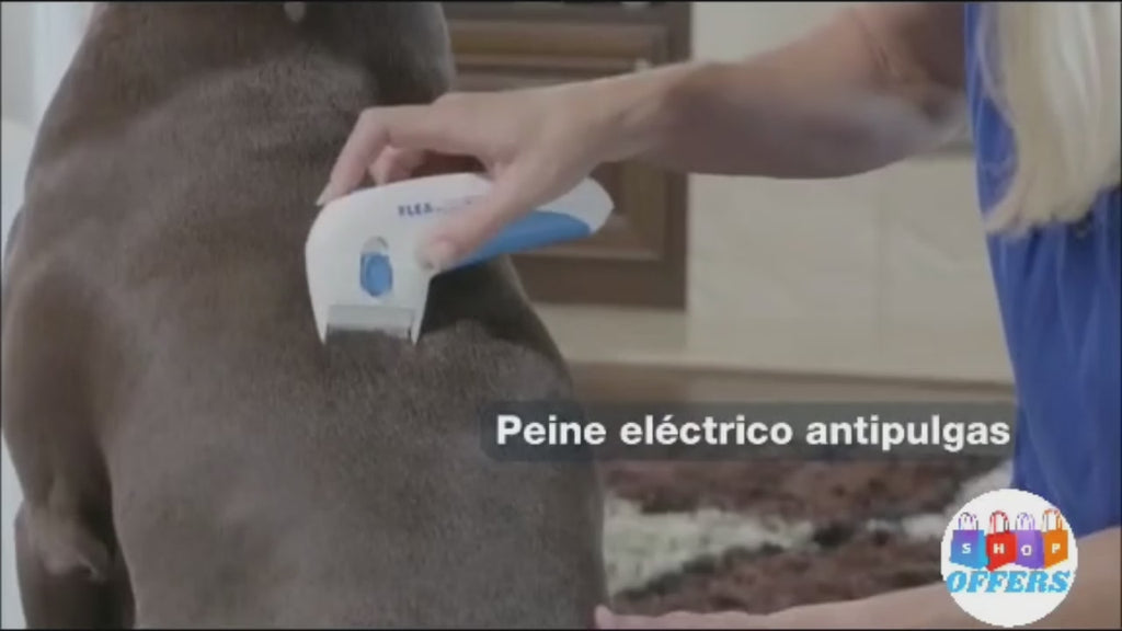 🐾 Peine Eléctrico Mata Pulgas – Cuida a tu mascota con amor 💖